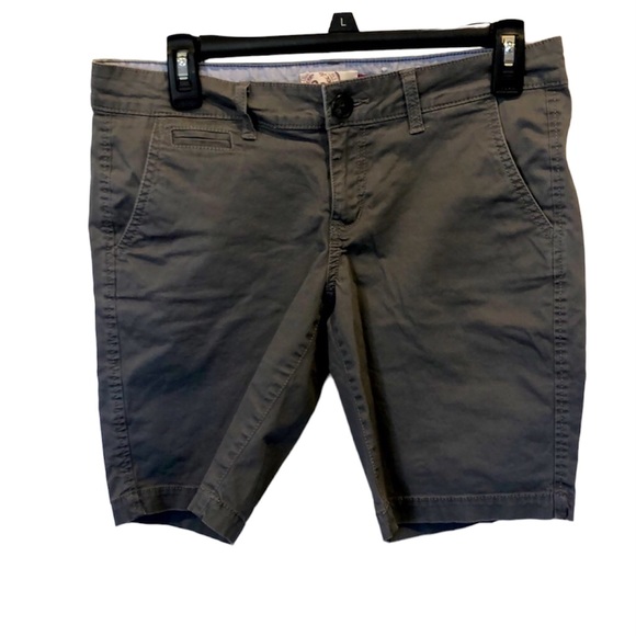 SO Pants - SO Size 7 Juniors Cotton Shorts in gray